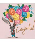Mini Greeting Card | Congrats! by Deb Hudson